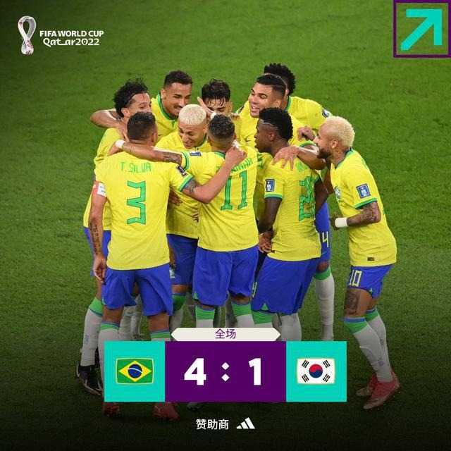巴西4比1韩国