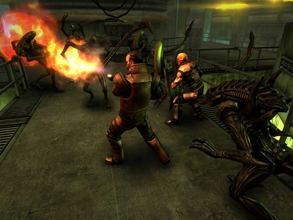性格与激烈的战斗  　　* 作为异形和铁血战士进行终极战斗时，两种独特的游戏体验  　　* 恶性攻击和残酷的终结行动使玩家拥有致命的武器库，对敌人造成严重破坏