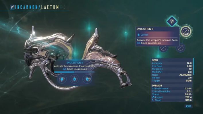 warframe星际战甲灵化武器升级槽位