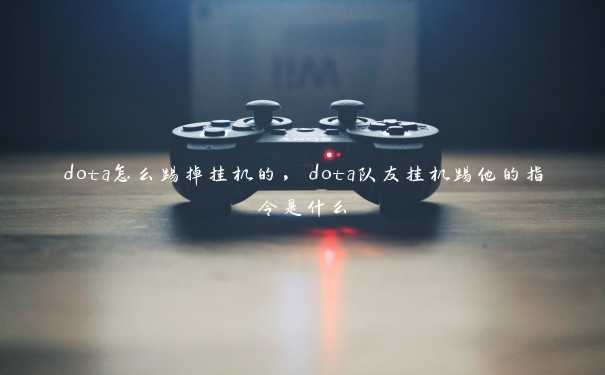 dota怎么踢掉挂机的，dota队友挂机踢他的指令是什么